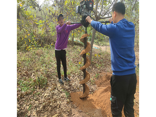 雙人操作式植樹挖坑機